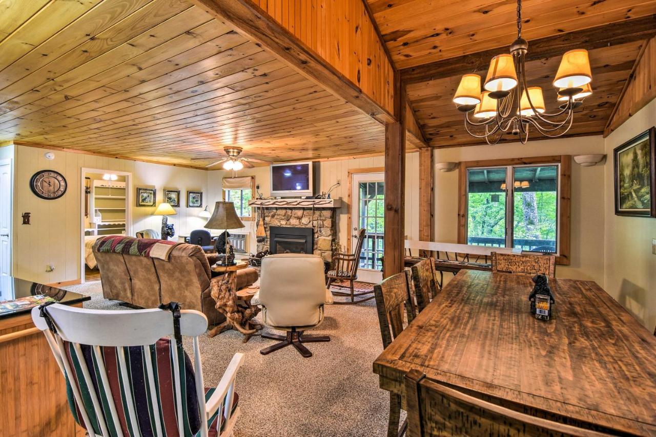Robbinsville Cabin With Deck 3 Mi To Fontana Lake! المظهر الخارجي الصورة